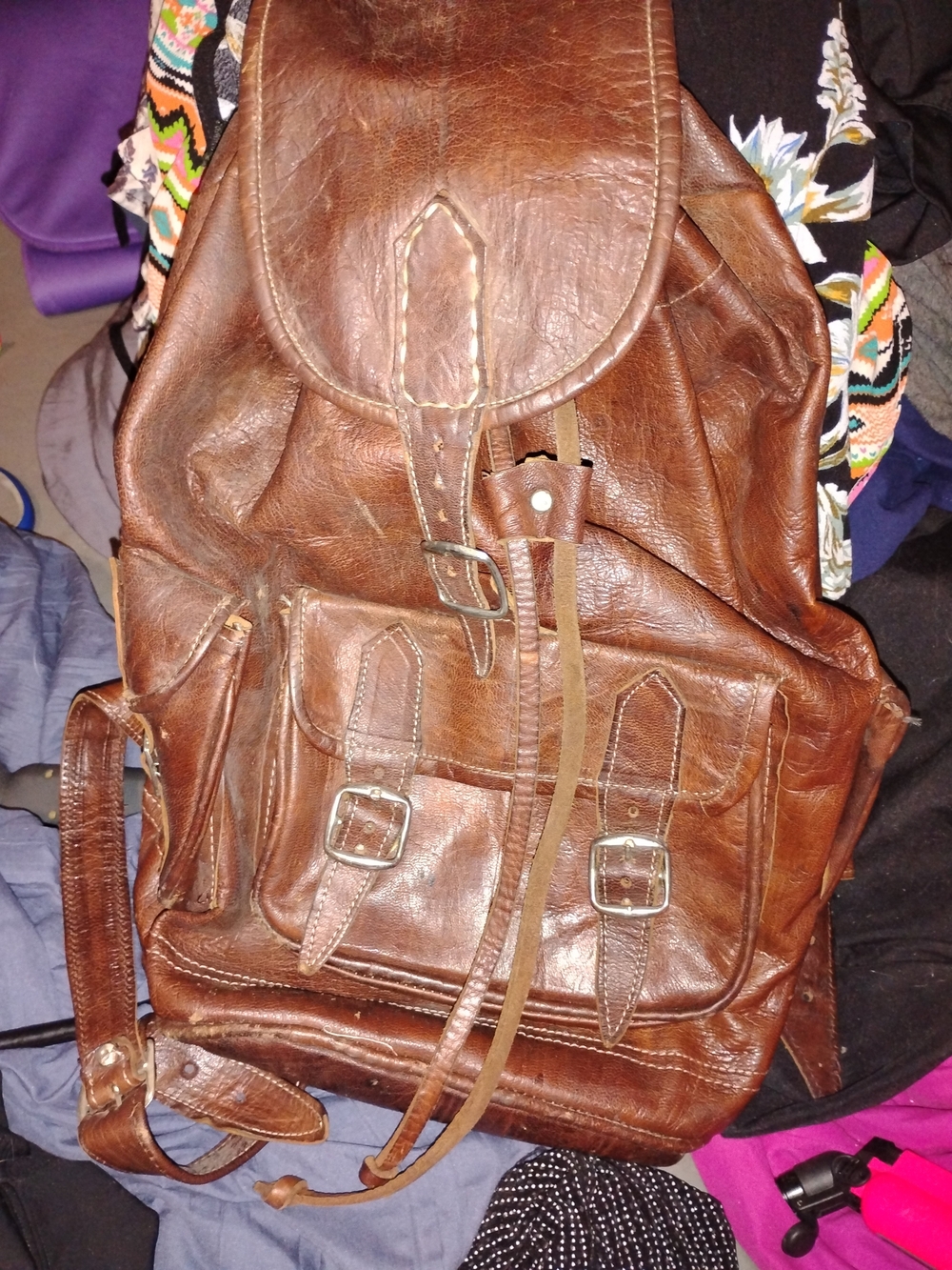Unbranded - Handmade Moroccan Leather Rucksack